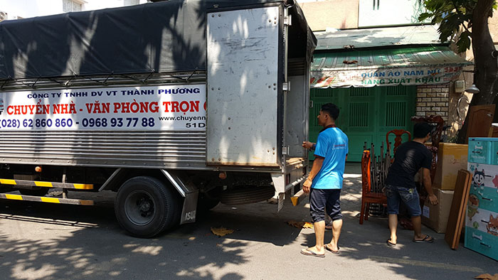 Dịch vụ thuê xe tải trọn gói quận 7 tại Thành Phương cung cấp