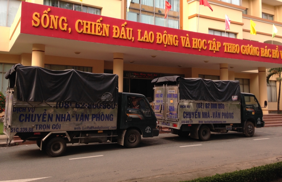 Hệ thống xe taxi tải chuyển nhà trọn gói quận 6 TPHCM - Công ty Thành Phương