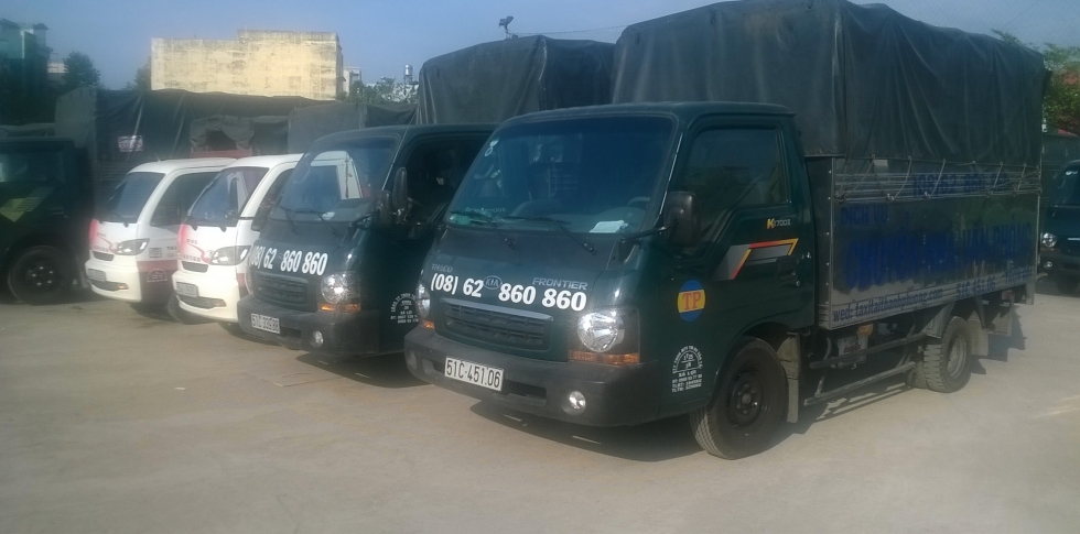 Hệ thống xe taxi tải chuyển nhà trọn gói quận 7 TPHCM - Công ty Thành Phương. 