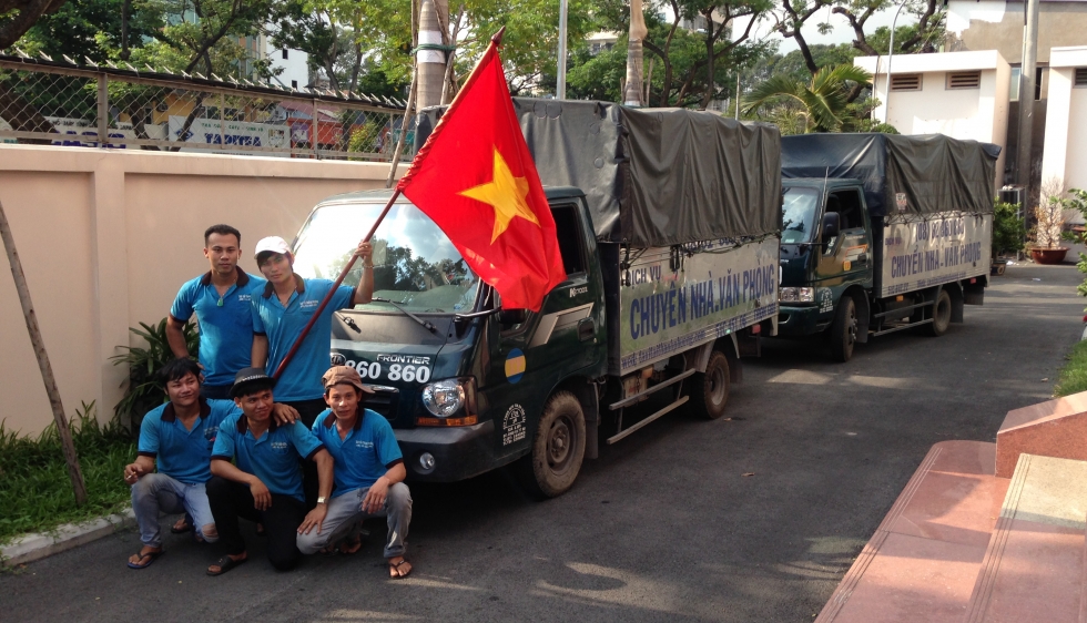 Xe tải cung cấp dịch vụ chuyển nhà quận Bình Tân tại công ty chuyển nhà Thành Phương