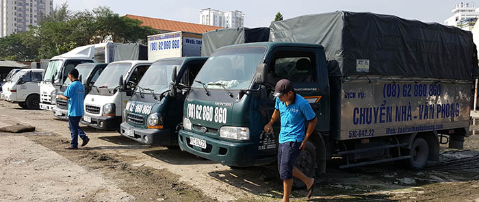 Xe tải cung cấp dịch vụ chuyển nhà trọn gói Hồ Chí Minh tại Thành Phương.