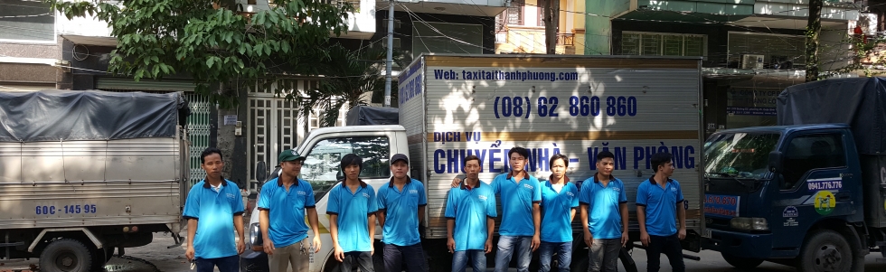 Đội ngũ nhân viên cung cấp dịch vụ chuyển nhà trọn gói quận Bình Thạnh công ty Thành Phương