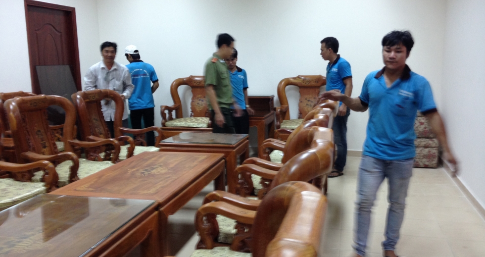 Đội ngũ nhân viên dịch vụ chuyển nhà quận 6 TPHCM tại công ty Thành Phương