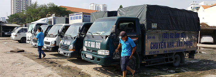 Dịch vụ cho thuê xe vận tải Thành Phương đầy đủ các loại xe tải chuyển nhà 