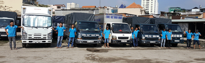 Xe tải dịch vụ chuyển nhà trọn gói quận 5 TPHCM