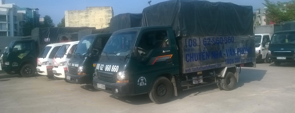 Xe taxi tải chuyển văn phòng trọn gói giá rẻ Thành Phương tại TPHCM