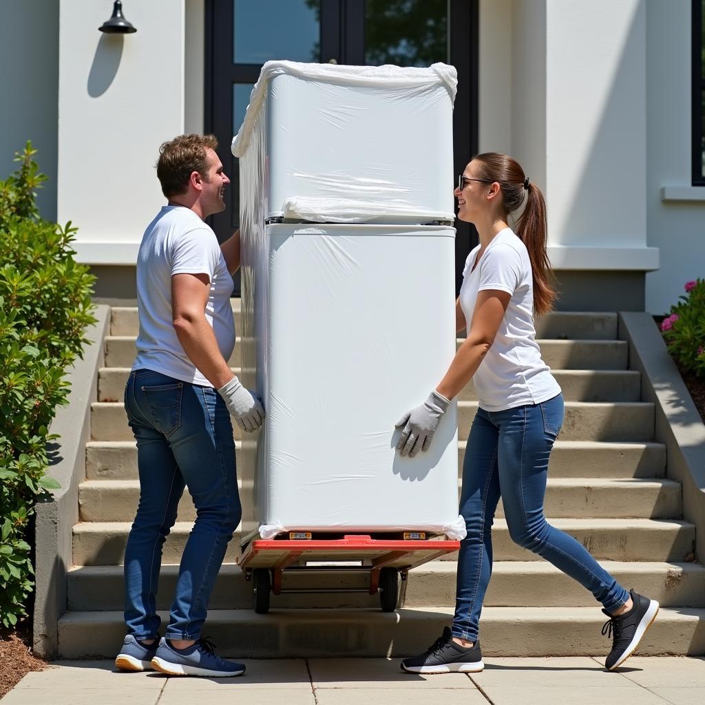 Hướng dẫn vận chuyển tủ lạnh đúng cách không hỏng gas, đảm bảo an toàn cho thiết bị và người vận chuyển